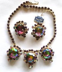 Purple (cardinal) Square Necklace