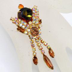 Fall Dentelle Multi-Color/Shaded Brooch
