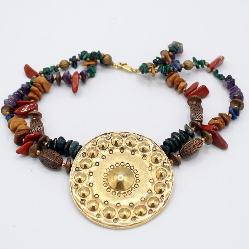 Front view of Multiple Colors Necklace