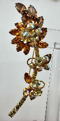 Topaz Navettes Brooch
