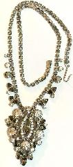 Gray (black Diamond) Navettes Necklace