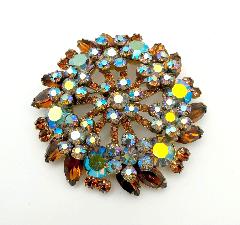 Topaz Navettes Brooch