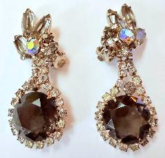 Topaz Dentelle Earrings Clip
