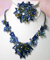 Blue Arrow Brooch