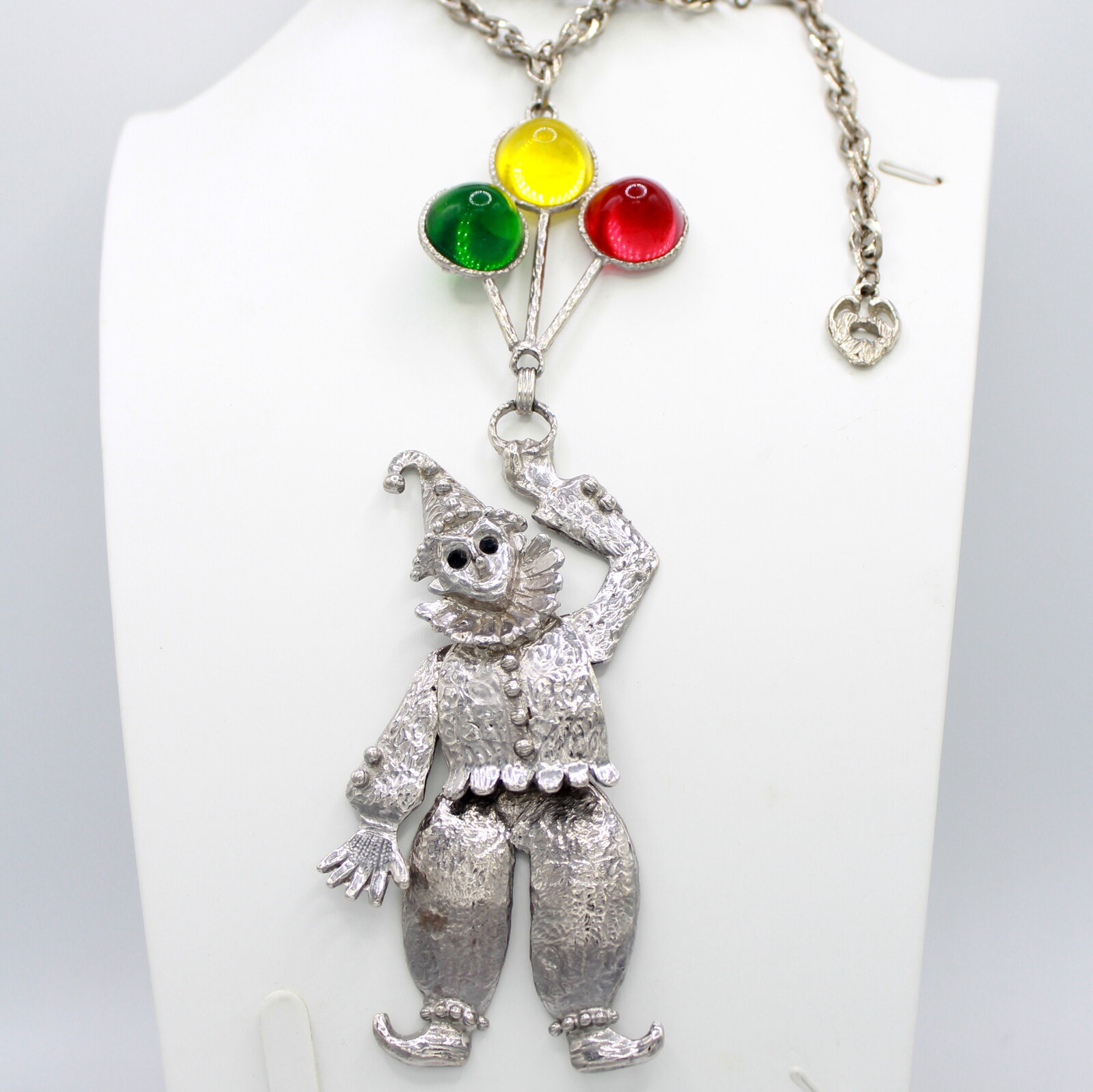 Front view of Multiple Colors Cabochons Plastic Pendant